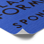 Lernen Sie das Poster der Kampagne zu schwimmen (Ecke)