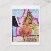 Lernen Sie den Cello zu spielen Visitenkarte (Rückseite)