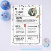 Lernen Sie den Lehrer von heute zurück zum Flyer d (Einzeln)