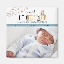 Lernen Sie den Mini Blue Baby Magnet