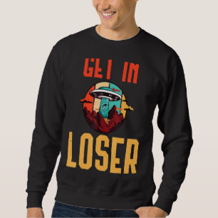 Lernen Sie die Alien Entführung Alien Raumschiff U Sweatshirt