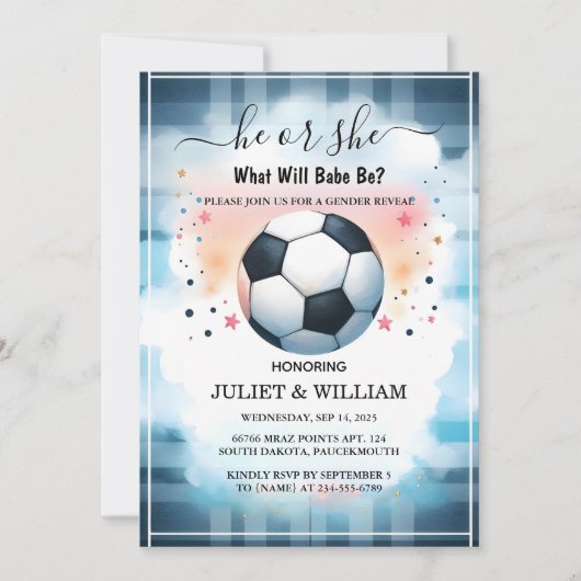 Lernen Sie die Genderdarstellung von Team Ball Pit Einladung (Vorderseite)