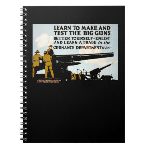 Lernen Sie die Großen Waffen zu machen und zu test Notizblock