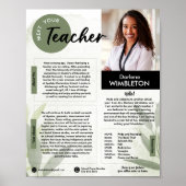 Lernen Sie die Lehrerausgabe kennen Poster (Vorne)