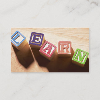 LERNEN SIE ERZIEHER-VISITENKARTE VISITENKARTE