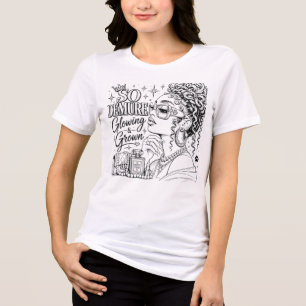 Lernen Sie GROWN & GLOWING Miss StarBerry™ kennen Tri-Blend Shirt