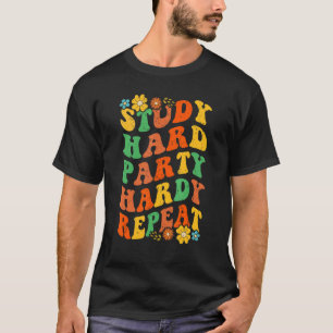 Lernen Sie Hart Party Wiederholen Sie Hardy Groovy T-Shirt