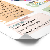 Lernen Sie Ihr Lehrerposter kennen Poster (Ecke)