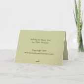 Lernen Sie Ihre Karte kennen (Rückseite)