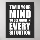 Lernen Sie Ihren Geist, um gut zu sehen | inspirie Poster (Vorne)