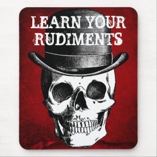 LERNEN SIE IHREN RUDIMENTS-SCHLAGZEUGER MOUSEPAD
