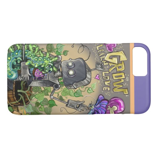 Lernen Sie Liebe Smooshie und Bloop Case-Mate iPhone Hülle (Rückseite (Horizontal))