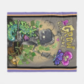 Lernen Sie Liebe Smooshie und Bloop Fleecedecke (Vorderseite (Horizontal))