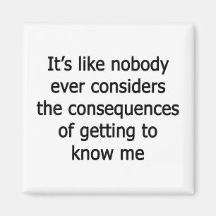 Lernen Sie mich kennen Magnet