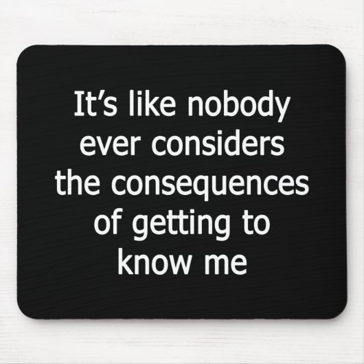 Lernen Sie mich kennen Mousepad (Vorne)