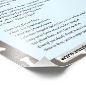 Lernen Sie mich kennen - Wissenschaft, Skelettsyst Fotodruck (Ecke)