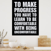 Lernen Sie, sich mit Unwohlsein zu fühlen Poster (Küche)