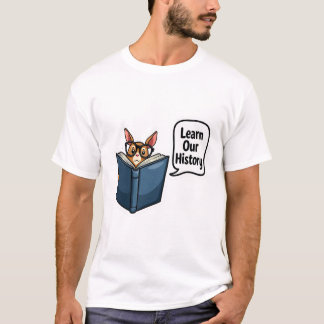 Lernen Sie unsere Geschichte, die das schwarze Ver T-Shirt