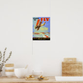 Lernen Sie Vintage Poster wiederhergestellt zu fli (Küche)