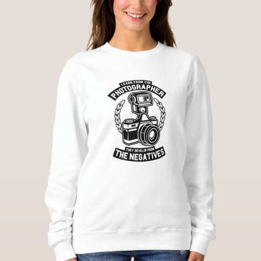 Lernen Sie vom Fotografen Sweatshirt (Vorderseite)