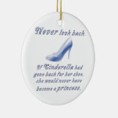 Lernen Sie von Aschenputtels Schuh Keramik Ornament (Rechts)