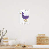 "Lernen Sie von der Vergangenheit / Die Zukunft tr Poster (Küche)