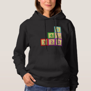 Lernen Sie, Vorschullehrpläne zu zählen Hoodie