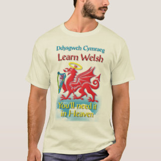 Lernen Sie Waliser-T-Shirt T-Shirt