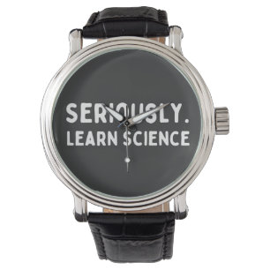 Lernen Sie Wissenschaft Armbanduhr