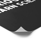 Lernen Sie Wissenschaft Poster (Ecke)