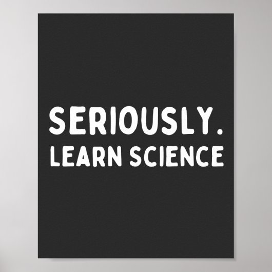Lernen Sie Wissenschaft Poster (Vorne)