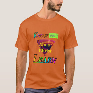 LERNEN ÜBER CHRIST Orange T - Shirt