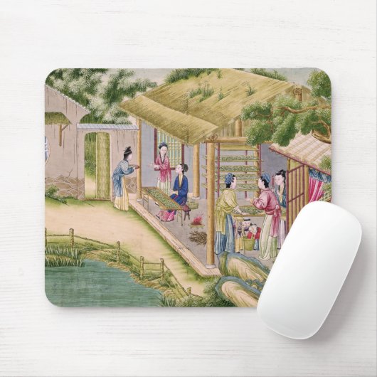 Lernen über Seidenraupen Mousepad (Mit Mouse)