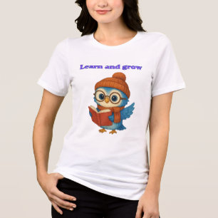 Lernen und wachsen - Motivierend T-Shirt Tri-Blend Shirt