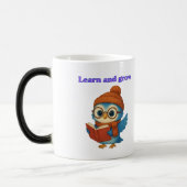 Lernen und wachsen - Niedliches Ei mit Buch Verwandlungstasse (Links)