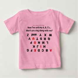 Lernen von ABCs (J.U. Little Genius) - (überarbeit Baby T-shirt