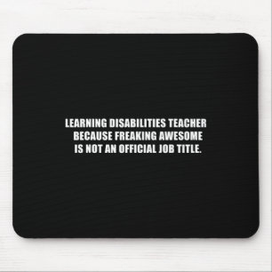 Lernen von Behinderungen LehrerInnen durch Erwache Mousepad
