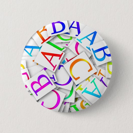 Lernen von Ihrem ABCs Button (Vorderseite)