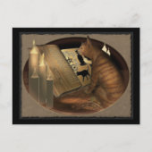 Lernen von Katzen Postkarte (Vorderseite)