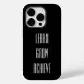 Lernen, wachsen, einfache Erfolgsrezepte erreichen Case-Mate iPhone Hülle (Rückseite)