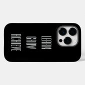 Lernen, wachsen, einfache Erfolgsrezepte erreichen Case-Mate iPhone Hülle (Rückseite (Horizontal))