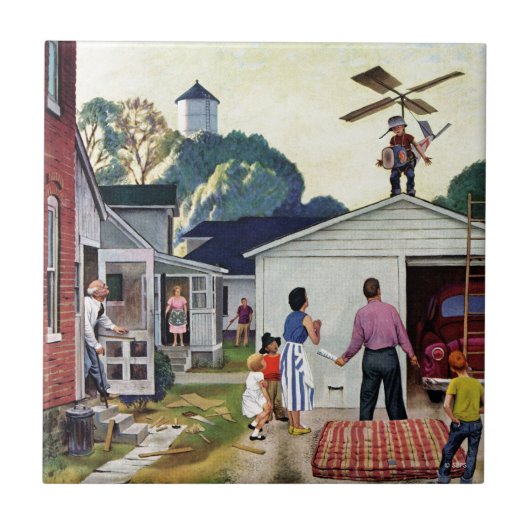 Lernen zu fliegen fliese (Vorderseite)