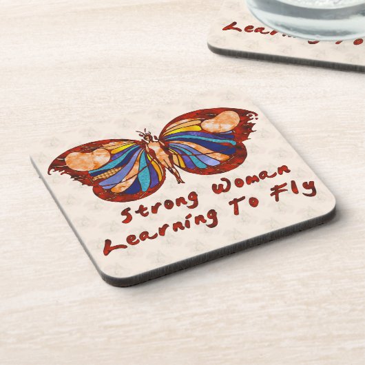 Lernen zu fliegen getränkeuntersetzer (Linke Seite)