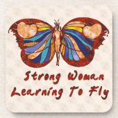 Lernen zu fliegen getränkeuntersetzer (Vorderseite)