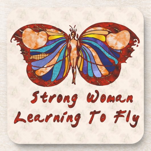 Lernen zu fliegen getränkeuntersetzer (Vorderseite)