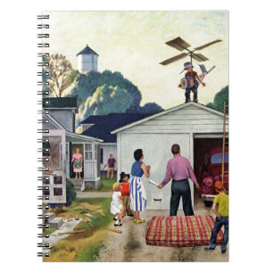 Lernen zu fliegen notizblock