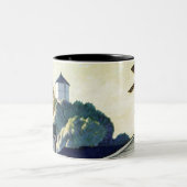 Lernen zu fliegen zweifarbige tasse (Mittel)