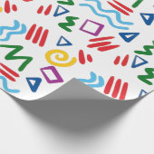Lernendes Kinder-Geschenkpapier Geschenkpapier (Ecke)