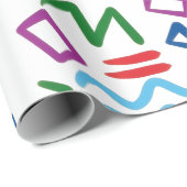 Lernendes Kinder-Geschenkpapier Geschenkpapier (Rolleneckpunkt)