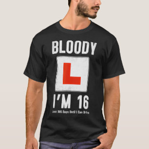 Lerner 16. Geburtstag Im 16 Heute & Autofahren T-Shirt